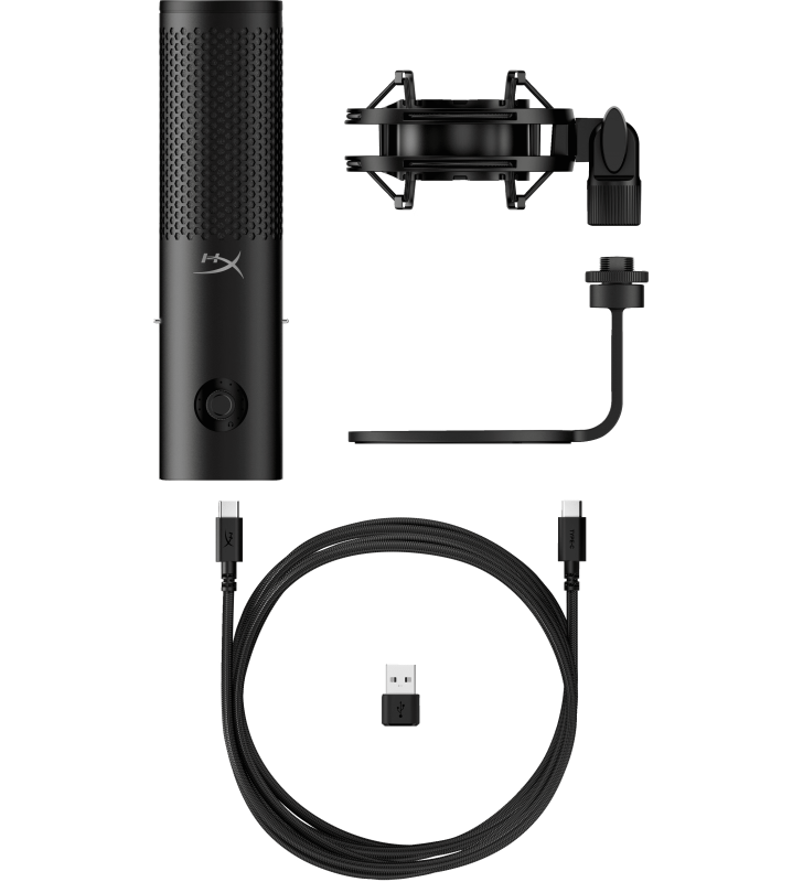 Microphone Gaming HP HyperX QuadCast 2 S / USB / Noir