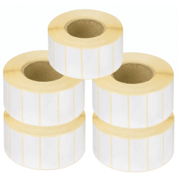 5x Rouleau d'étiquettes matte 50 x 30m