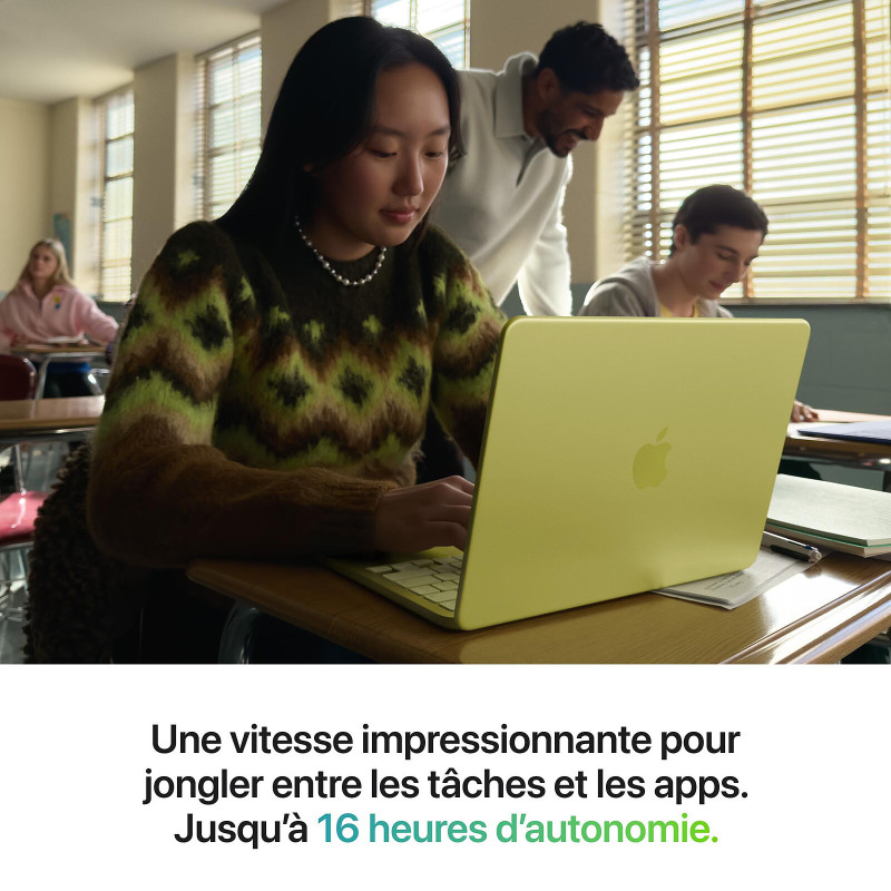 Apple MacBook Neo A18 Pro Avec Touch ID / 8 Go / 512 Go SSD / Rose poudré / Sans Adaptateur
