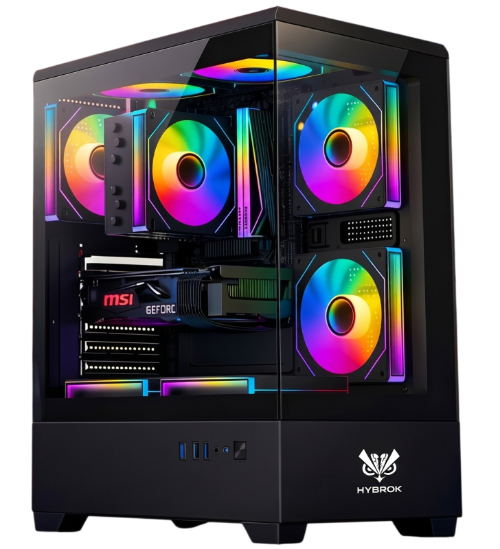 Pc de bureau Gamer IRON / Ryzen 7 PRO 4750GE / Vega 8 / 16 Go