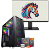 Setup Gamer Special Pc de Bureau Gaming / Ryzen 7 PRO 4750GE / Vega 8 / 16 Go + Écran Gaming REDRAGON THUGGA 21.5" FHD / 120 Hz