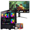 Setup Gamer Special Pc de Bureau Gaming / Ryzen 7 PRO 4750GE / Vega 8 / 16 Go Avec Écran Gaming Redragon HANMON 24.5" Full HD IPS / 240 Hz