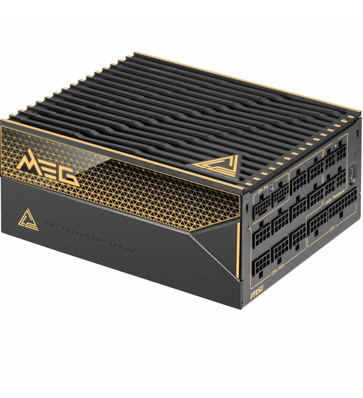 Boite Alimentation MSI MEG Ai1600T PCIE5 100% modulaire / 1600W / 80PLUS Titanium