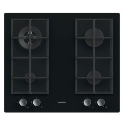 Plaque de Cuisson Encastrable ROSIERS 4FEUX / VERRE CRISTAL