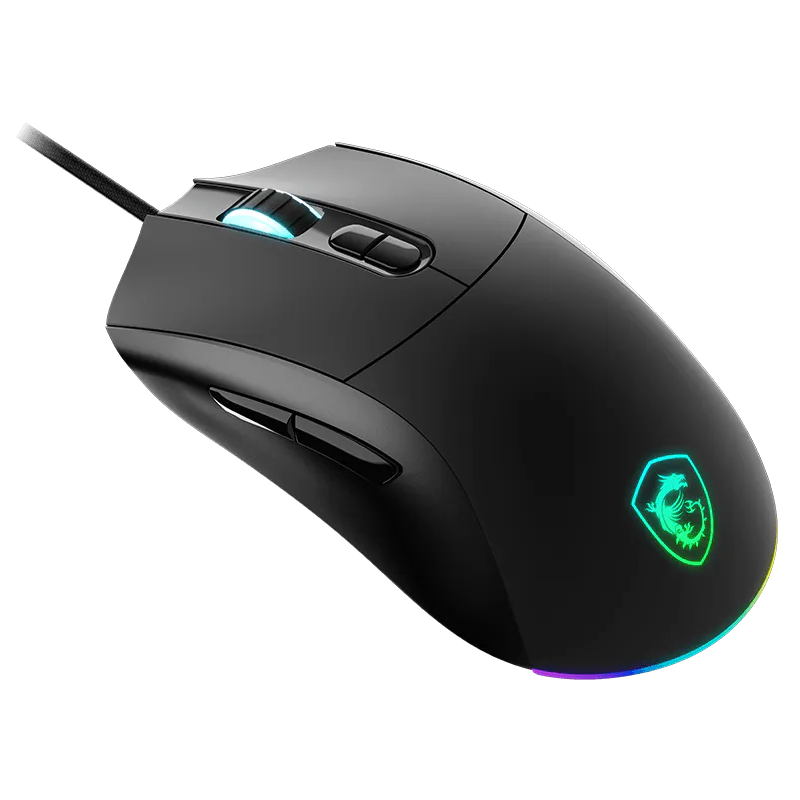 Souris gaming MSI FORGE GM320 / RGB / 7 boutons / 12800 DPI / Noir