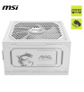 Boîte d'alimentation MSI MAG A1000GL PCIE5 / 1000 Watts / Modulaire / 80 PLUS Gold / White