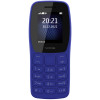 Téléphone Portable Nokia 105 / Double SIM / Bleu