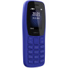 Téléphone Portable Nokia 105 / Double SIM / Bleu