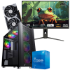 Setup Gamer Special Pc de Bureau Gaming / i5-11400F / RTX 5060 8G / 16 Go Avec Écran Gaming Redragon 24.5" Full HD IPS / 240 Hz / Noir