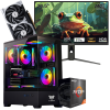 Setup Gamer Special Pc de Bureau Gaming / Ryzen 5 5500 / RTX 5060 8G / 16 Go Avec Écran Gaming Redragon 24.5" Full HD IPS / 240 Hz / Noir