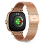 Montre Connectée KSIX Iria AMOLED 1,7" / Bracelets en métal et silicone / Gold
