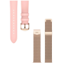 Montre Connectée KSIX Iria AMOLED 1,7" / Bracelets en métal et silicone / Gold