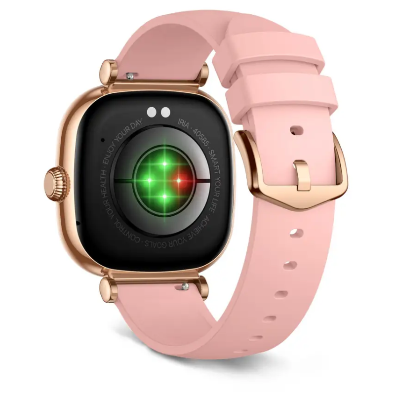 Montre Connectée KSIX Iria AMOLED 1,7" / Bracelets en métal et silicone / Gold