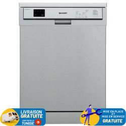 Lave Vaisselle Sharp 15 Couverts / QW-V615-SS3 / Inox