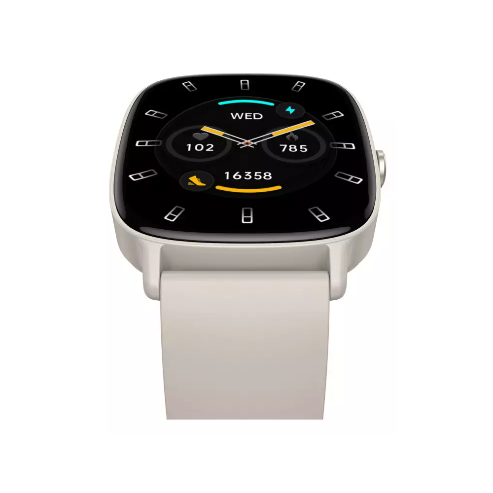 Montre connectée KSIX Pulse / écran 1,83" / 4 jours Batterie Life / mode sport et santé / appels / IP68 / Beige