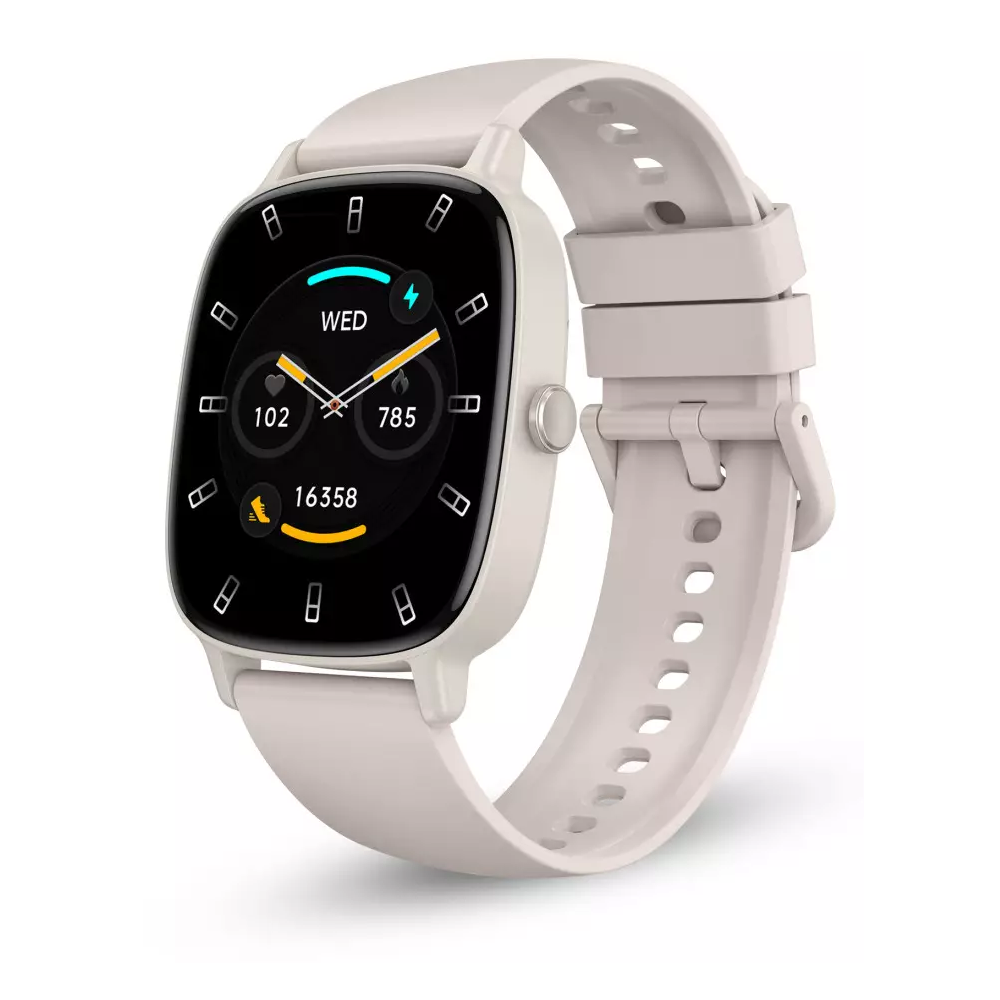 Montre connectée KSIX Pulse / écran 1,83" / 4 jours Batterie Life / mode sport et santé / appels / IP68 / Beige