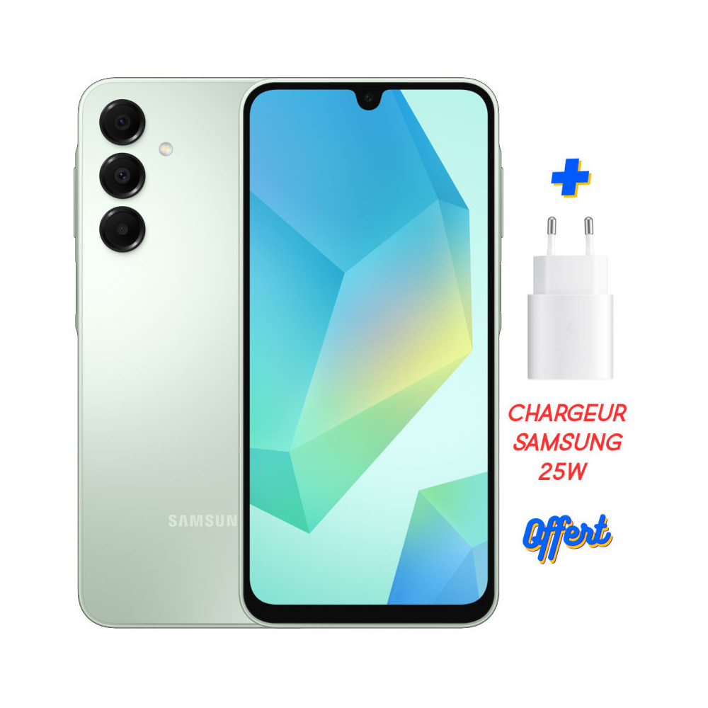 Smartphone Samsung Galaxy A16 / 12Go / 128 Go / VERT