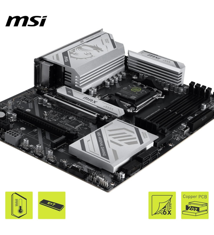 Carte mère ATX MSI MAG X870E GAMING MAX WIFI
