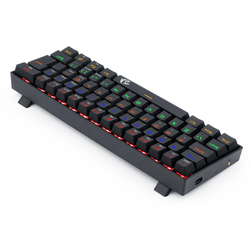 Clavier Mécanique Gamer Redragon Lakshmi K606R / RGB / Red Switch