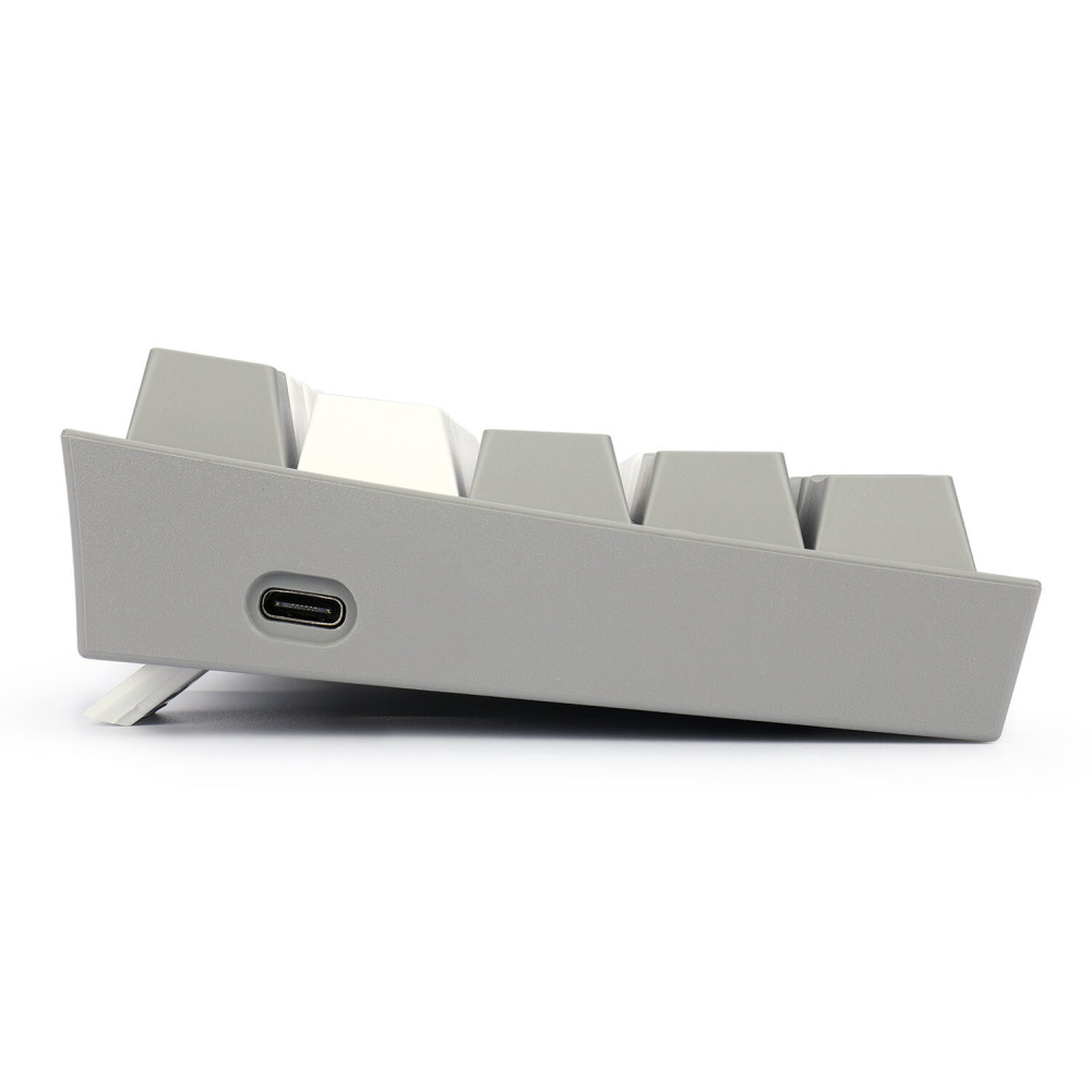 Clavier Mécanique Gamer Redragon FIZZ K617 RGB WHITE/GREY / Red Switch