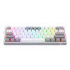 Clavier Mécanique Gamer Redragon FIZZ K617 RGB WHITE/GREY / Red Switch