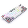 Clavier Mécanique Gamer Redragon FIZZ K617 RGB WHITE/GREY / Red Switch