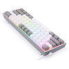 Clavier Mécanique Gamer Redragon FIZZ K617 RGB WHITE/GREY / Red Switch