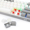 Clavier Mécanique Gamer Redragon FIZZ K617 RGB WHITE/GREY / Red Switch