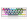 Clavier Mécanique Gamer Redragon FIZZ K617 RGB GREY/WHITE / Red Switch