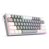 Clavier Mécanique Gamer Redragon FIZZ K617 RGB GREY/WHITE / Red Switch