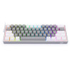Clavier Mécanique Gamer Redragon FIZZ K617 RGB GREY/WHITE / Red Switch