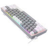 Clavier Mécanique Gamer Redragon FIZZ K617 RGB GREY/WHITE / Red Switch