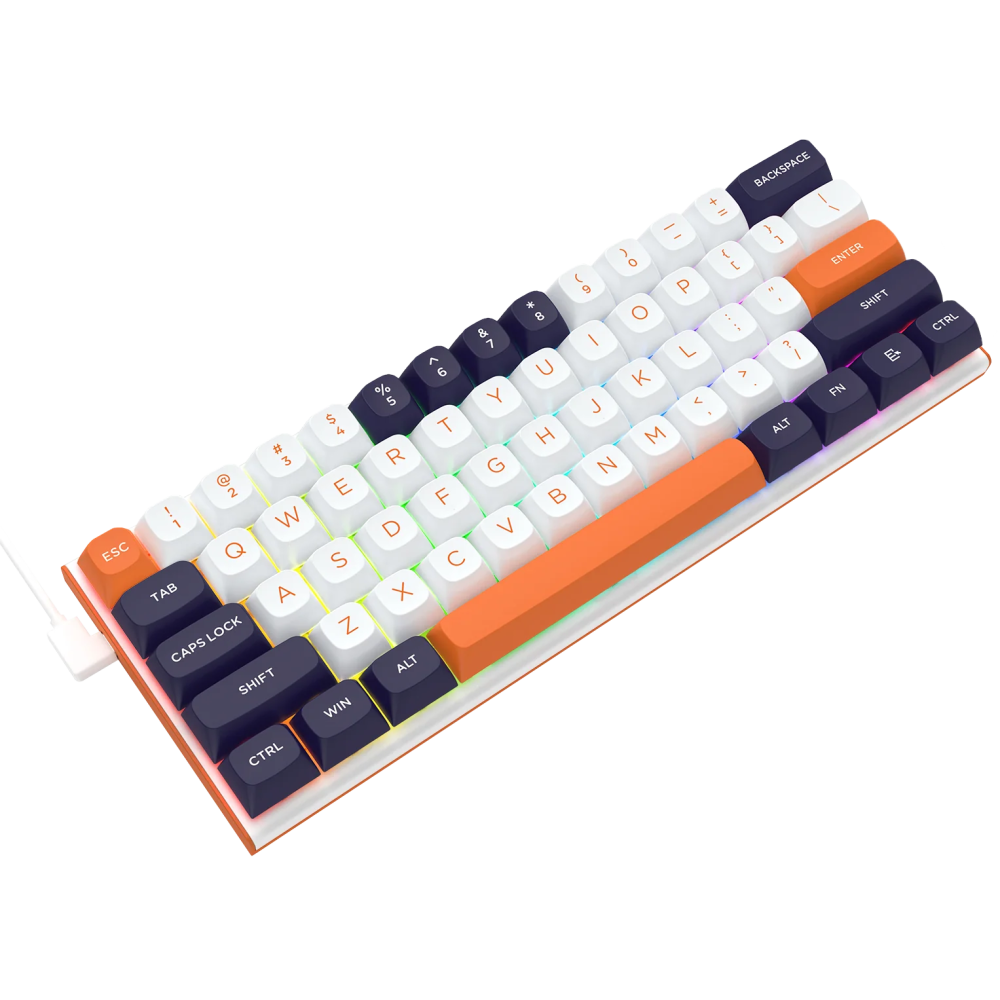 Clavier mécanique Gamer Redragon FIDD K683WBO-RGB-M