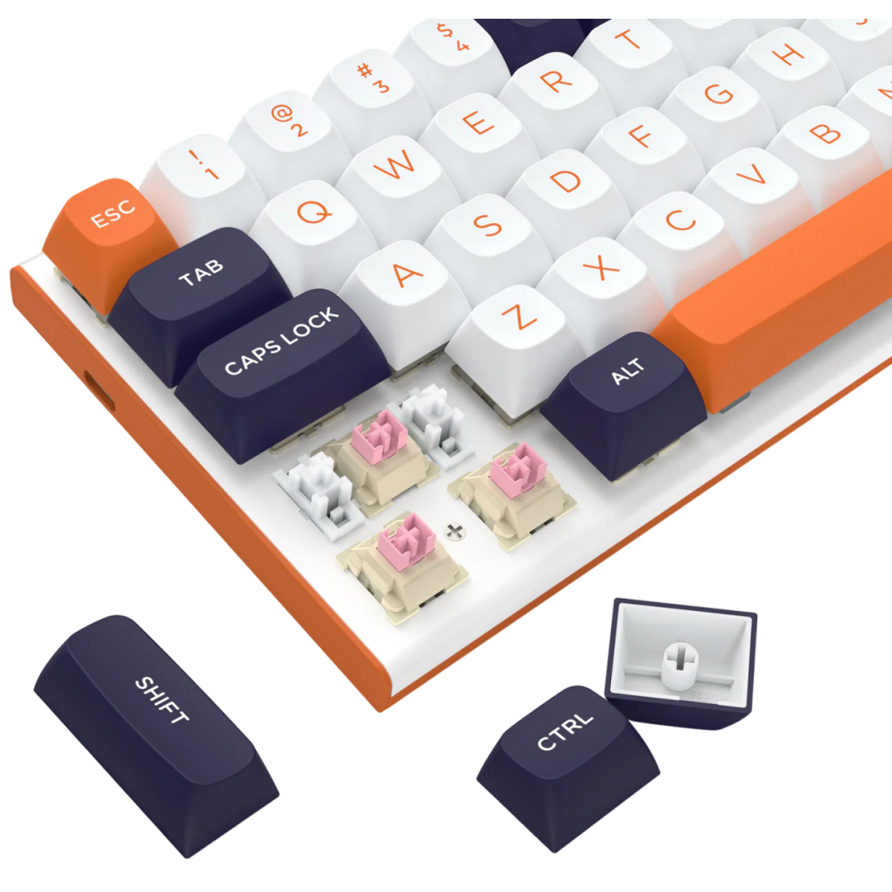 Clavier mécanique Gamer Redragon FIDD K683WBO-RGB-M