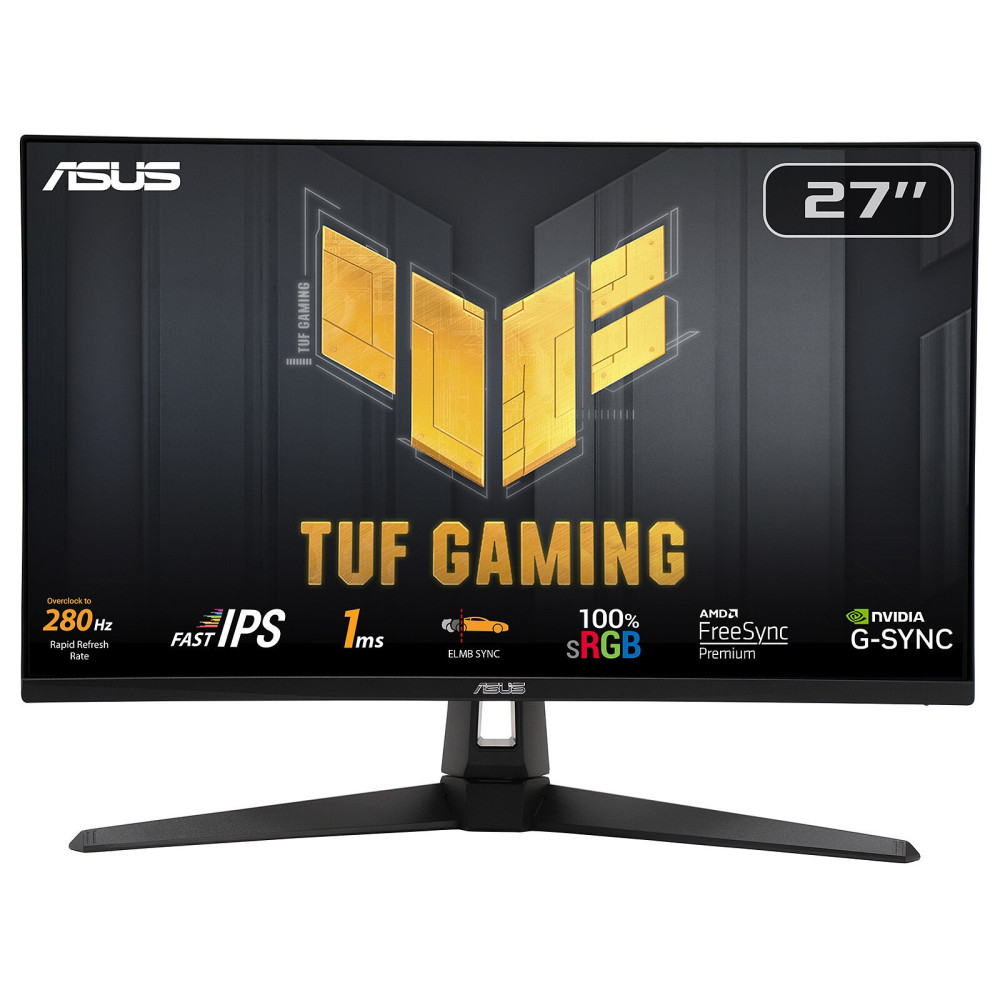 ECRAN TUF GAMING ASUS VG279QM1A 27" FHD 280Hz FAST IPS HDMI / DP / USB / HAUT PARLEUR