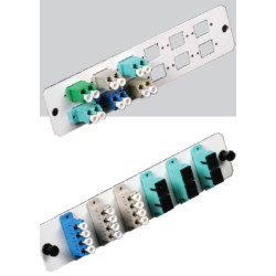 UNLOADED ADAPTER PANEL ACCEPTS 6 SIMPLEX SC/6 DUPLEX