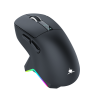 Souris Sans fil Gamer White Shark WGM-5023 GAWAIN / 12.000 DPI / BLACK