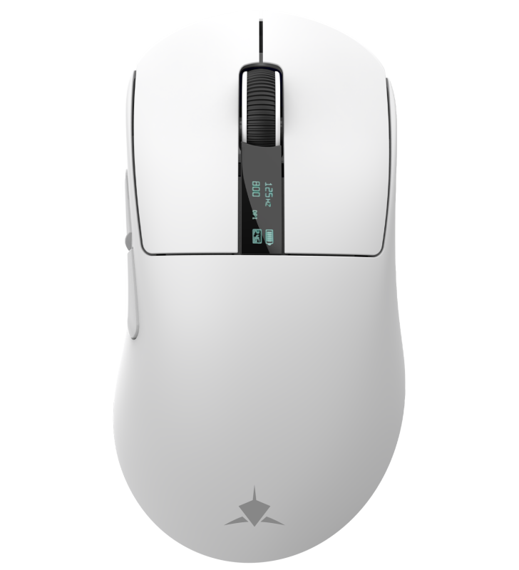 Souris Sans fil Gamer White Shark WGM-5023 GAWAIN / 12.000 DPI / WHITE