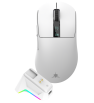 Souris Sans fil Gamer White Shark WGM-5023 GAWAIN / 12.000 DPI / WHITE