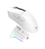 Souris Sans fil Gamer White Shark WGM-5023 GAWAIN / 12.000 DPI / WHITE