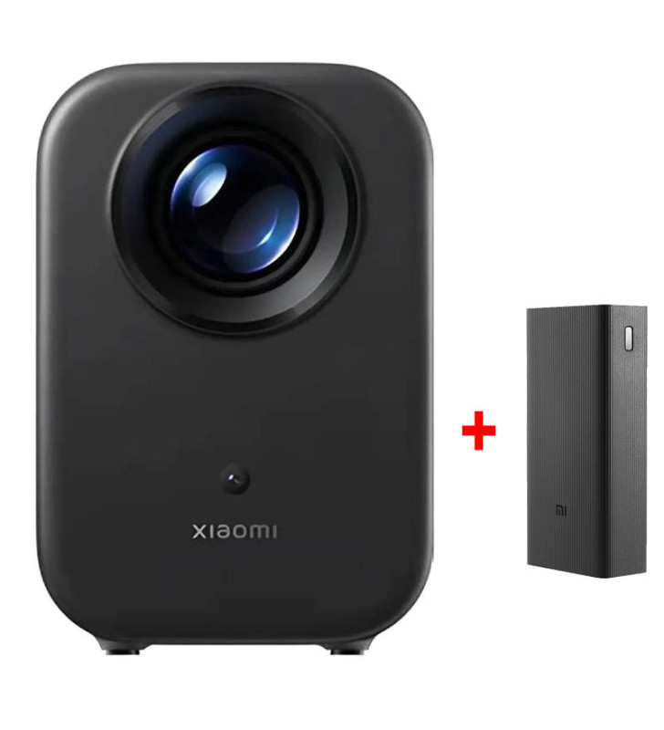 Vidéo Projecteur XIAOMI Smart L1 EU Wi-Fi / Noir Avec Power Bank Xiaomi 18W 30000 mAh Noir