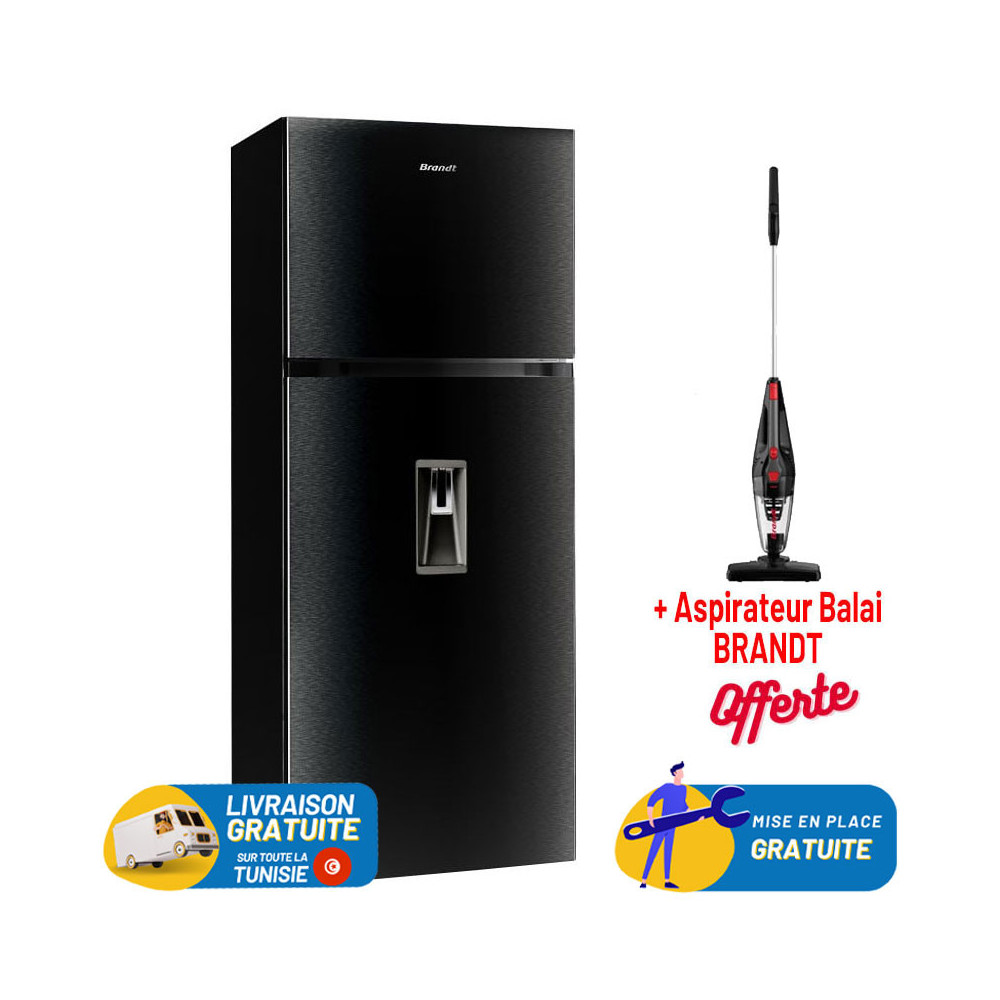 Réfrigérateur Brandt NoFrost / 500 L / Inox | Brandt Tunisie | Tunisianet