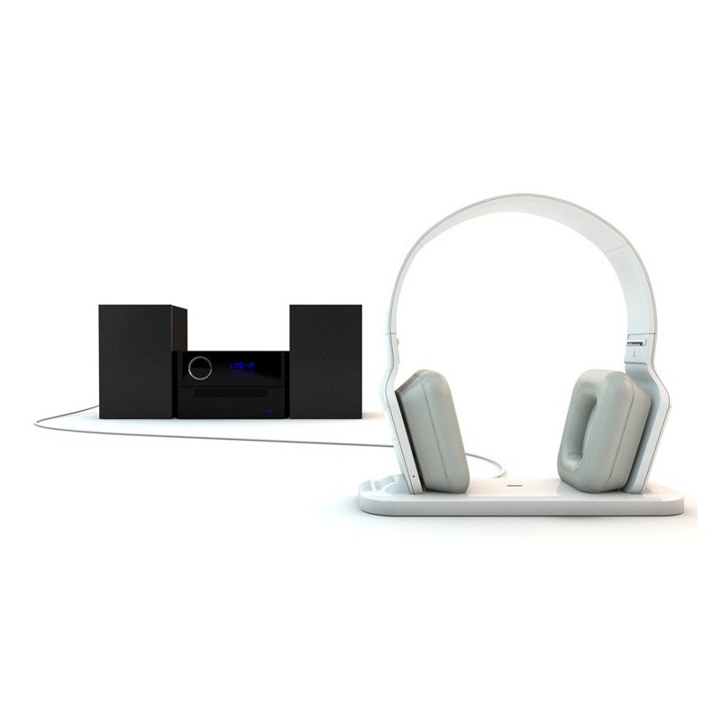 Casque stéréo Multimédia CLiPtec Mobi-Sound BMH416 / Noir & Bleu
