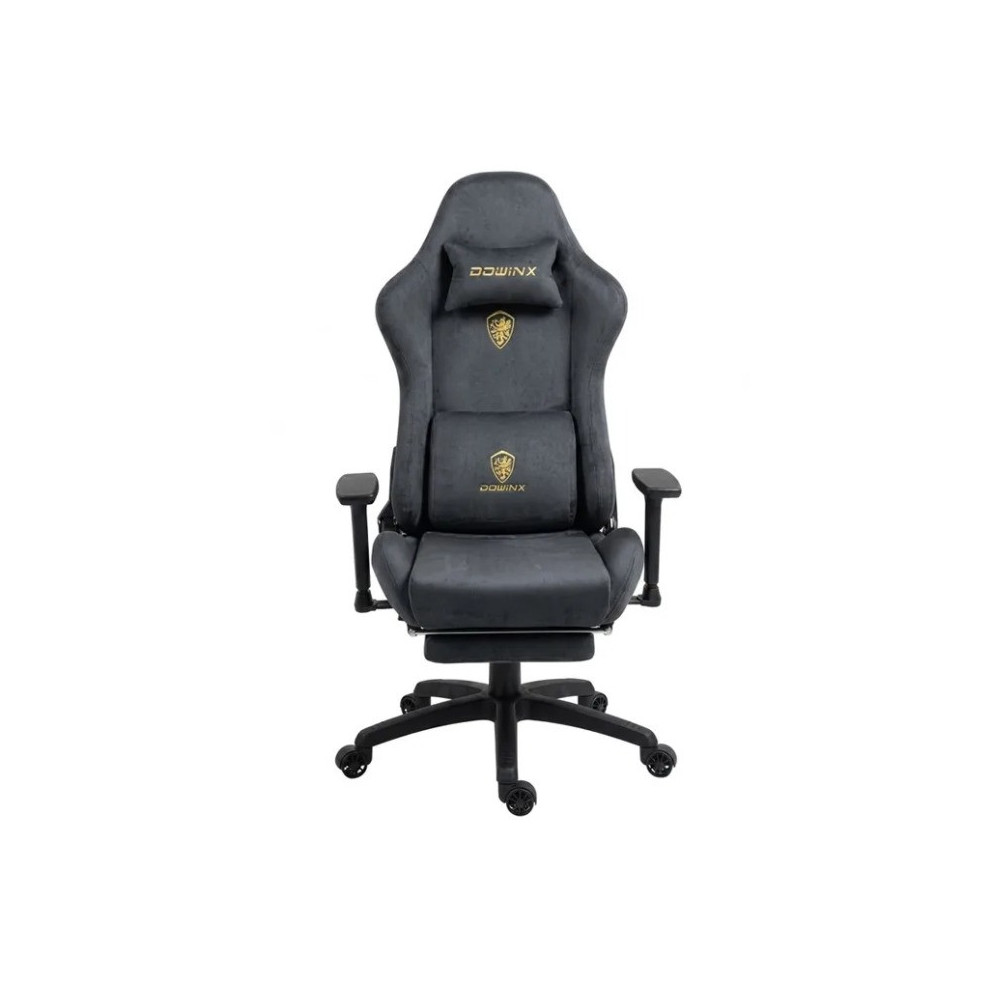 Chaise Gaming DOWINX LS-D1163 Tissu Daim / Gris Foncé