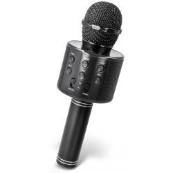Microphone KARAOKE Bluetooth avec haut-parleur / Noir