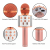 Microphone KARAOKE Bluetooth avec haut-parleur / Rose Gold