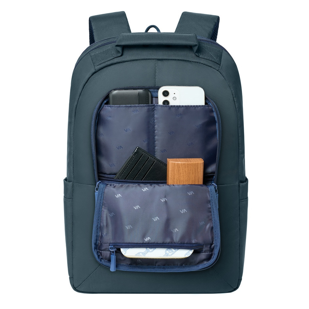 Sac à dos pour PC Portable Rivacase ECO 8436 / 15.6" / Bleu foncé