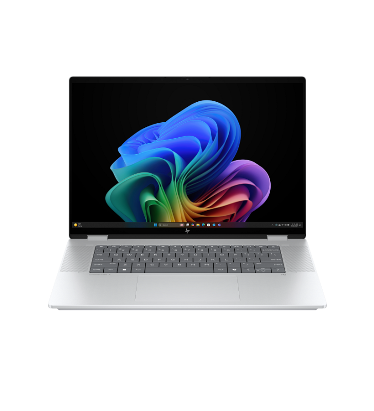 Pc Portable HP OmniBook X Flip 2-in-1 Next Gen AI 16-as0018nk / Ultra 7 258V / 16 Go / 1 To SSD / Windows 11 / Argent