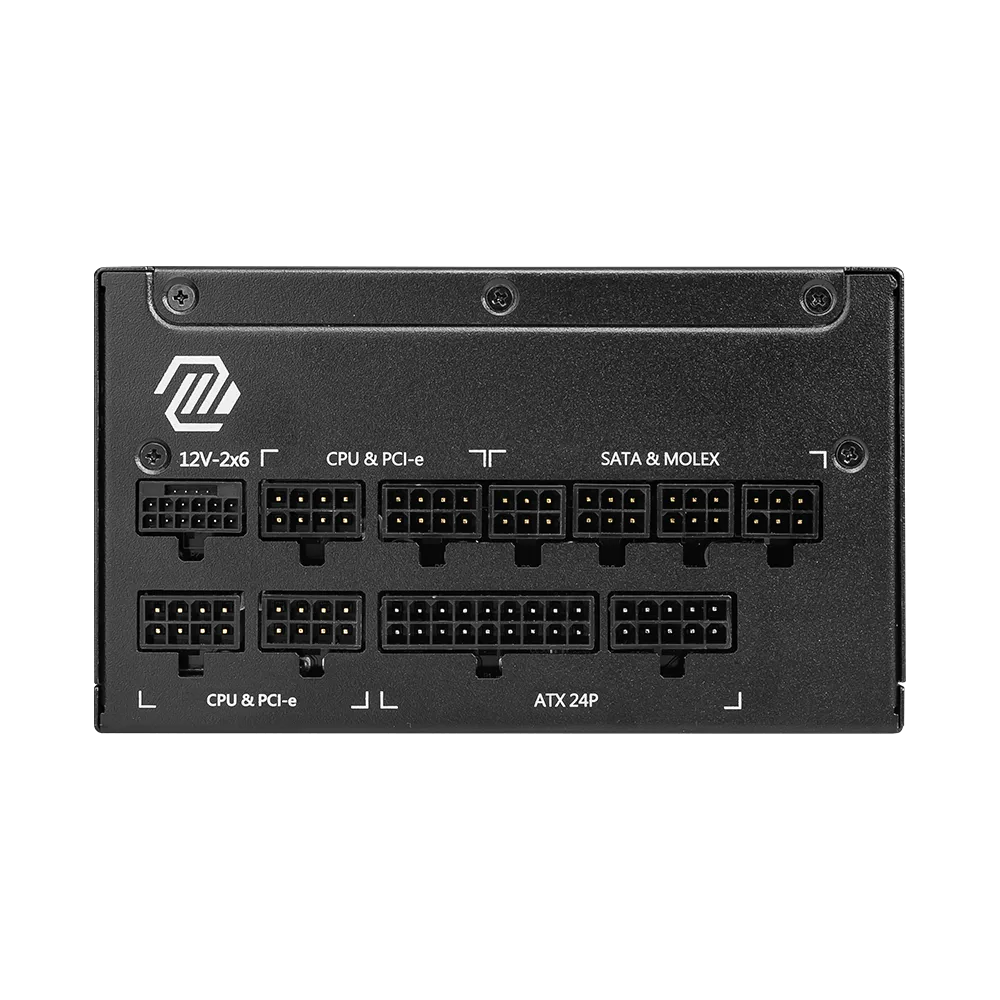 Boîte d'alimentation MSI MAG A1000GL PCIE5 II / Modulaire / ATX / 1000 Watts / 80 PLUS Gold