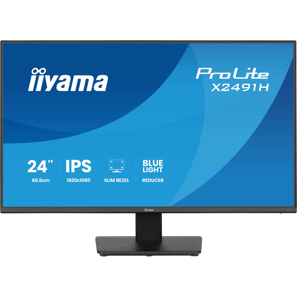 ÉCRAN IIYAMA PROLITE X2491H-B1 23.8" FHD 120Hz IPS 1ms HDMI/DP 2x HAUT PARLEUR